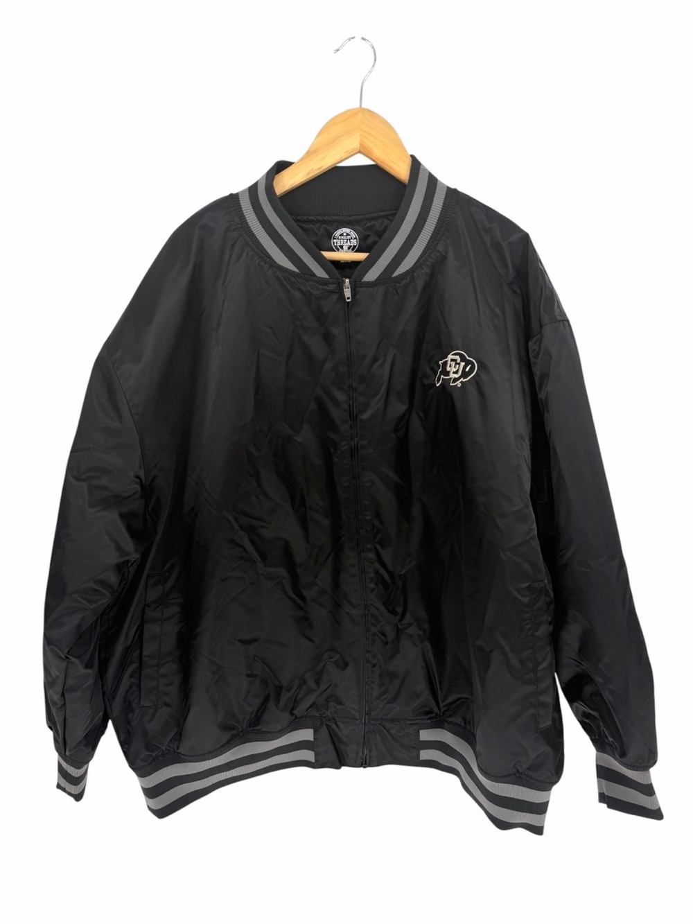 Colorado University Buffaloes Bomber Jacket Black Men's - Size XL